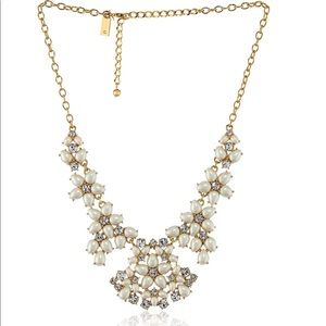 Kate Spade Mini Bouquet Pearl Statement Necklace